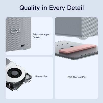 Beelink ME Pro 2-Bay  AI NAS Mini PC  Intel® Wildcat Lake 304 - Image 25