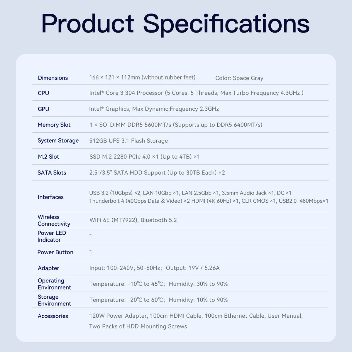 Beelink ME Pro 2-Bay  AI NAS Mini PC  Intel® Wildcat Lake 304 - Image 28