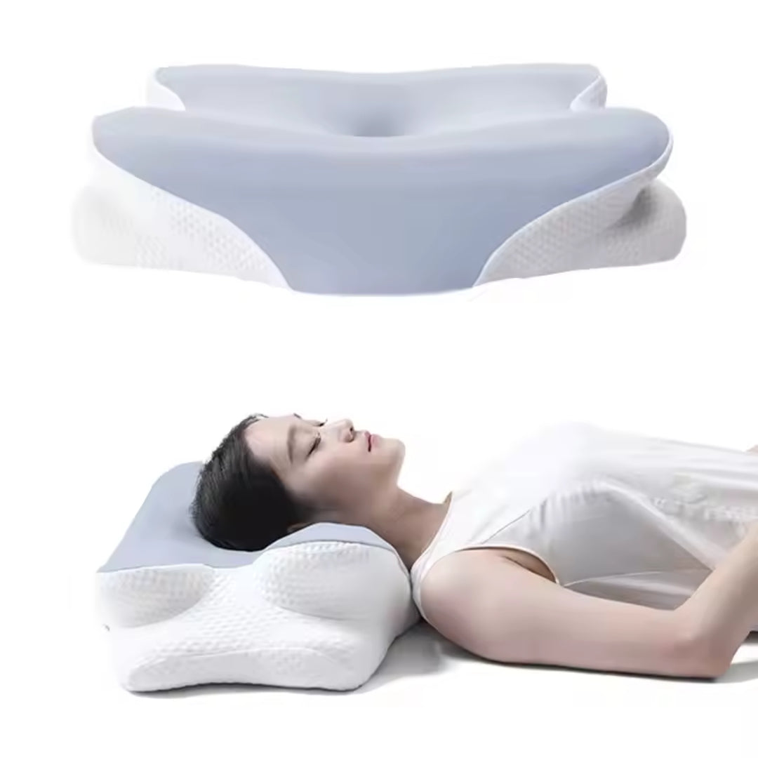 Almohada Ergonómica SaleForge™ con Funda Lavable | Máximo Confort