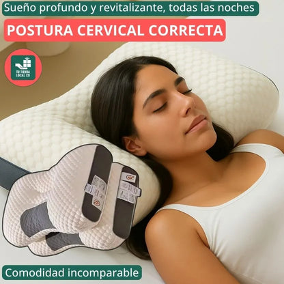 Pack 2x1: Almohada Ortopédica Cervical DELUXE ERGO™ | Descanso Perfecto