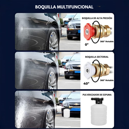 Hidrolimpiadora Portátil de Alta Presión TurboWash GO™ + 2 Baterías