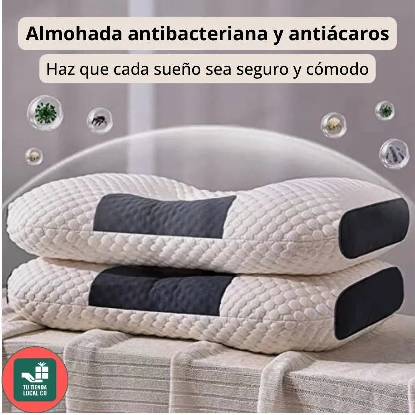 Almohada Ortopédica 3D DELUXE ERGO™ | Alineación Cervical Perfecta