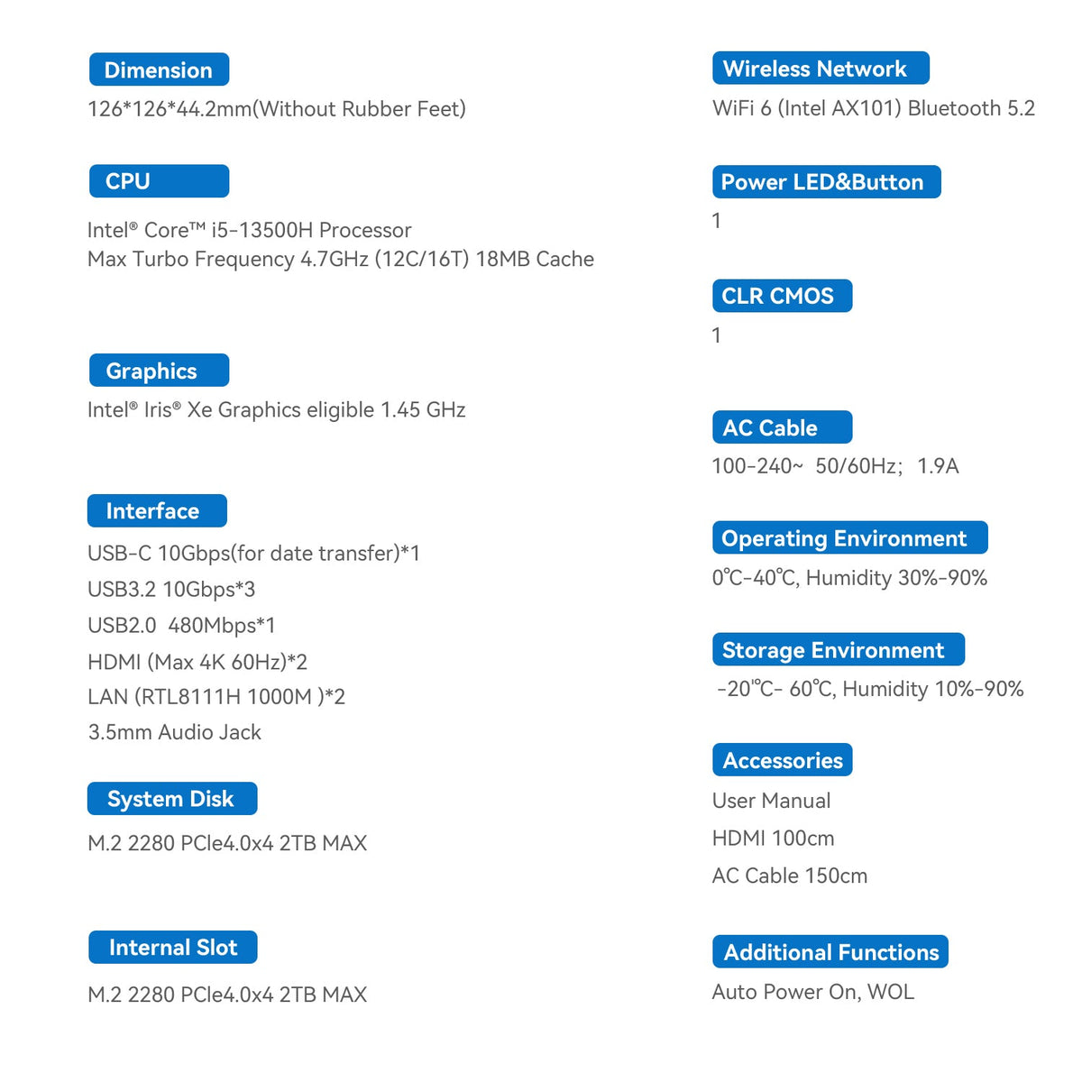 Beelink EQi13 Intel® Core™ 13500H/13420H - Image 23