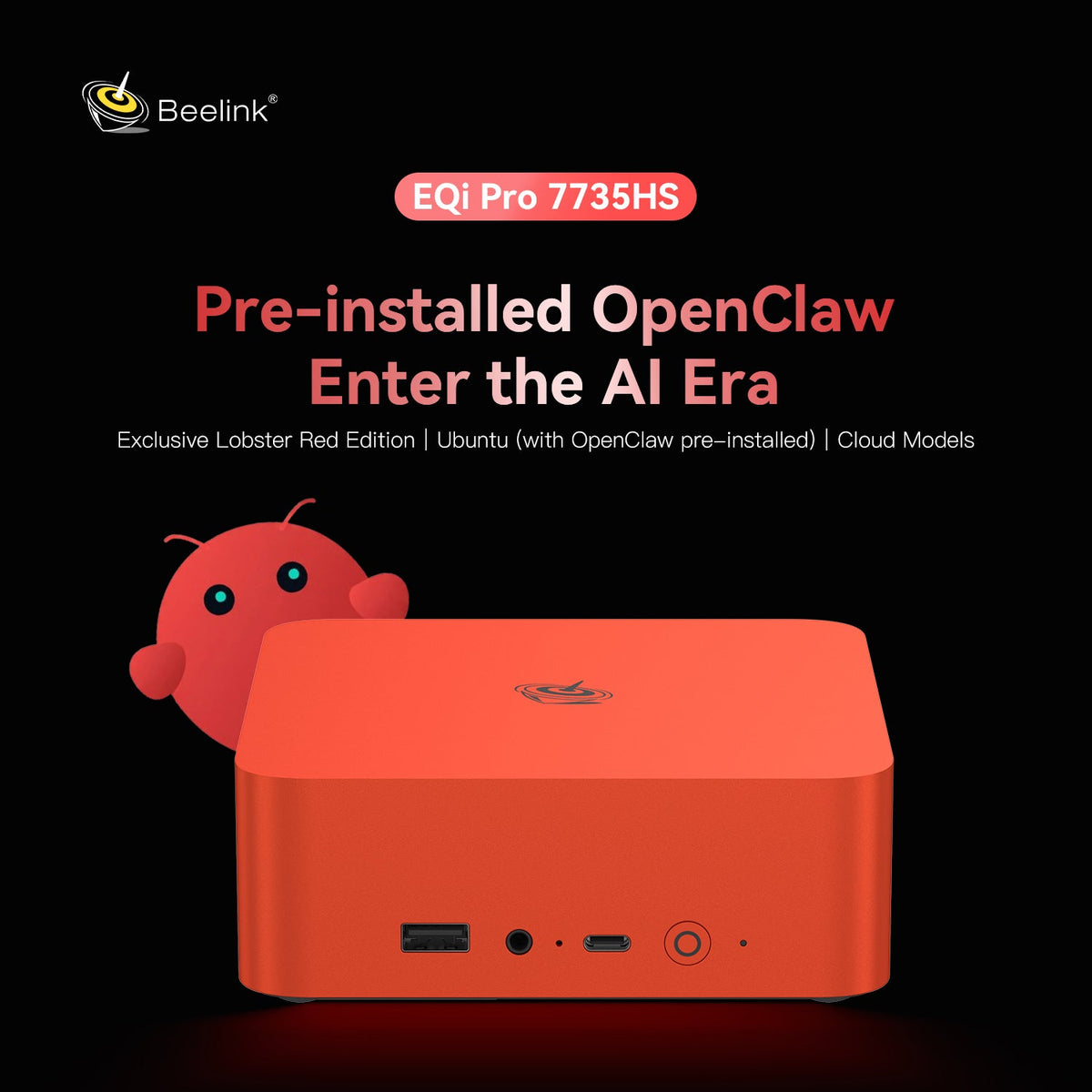 Beelink EQi Pro AMD Ryzen™ 7 7735HS (OpenClaw Pre-Installed) - Image 2