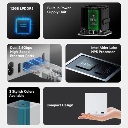 Beelink ME mini 6-slot Home Storage NAS Mini PC - Image 7