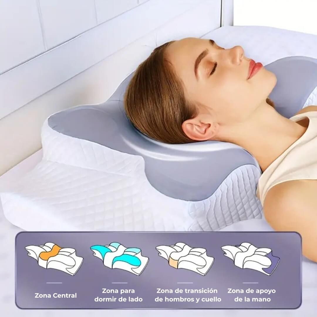 Almohada Ergonómica SaleForge™ con Funda Lavable | Máximo Confort