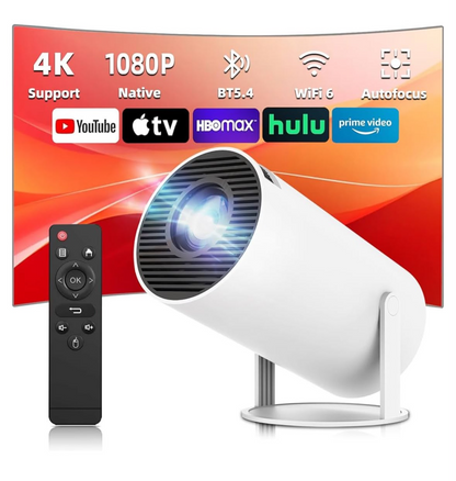 Proyector Portátil Ultra HD LumenView™ Pro | Cine en Casa