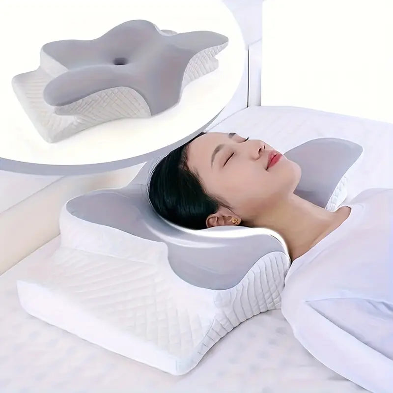 Almohada Ergonómica SaleForge™ con Funda Lavable | Máximo Confort