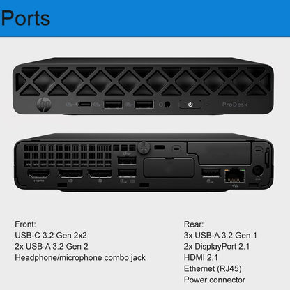 HP ProDesk 4 Mini G1i AI Business Mini Desktop (Intel Ultra 5-235T) - Image 4